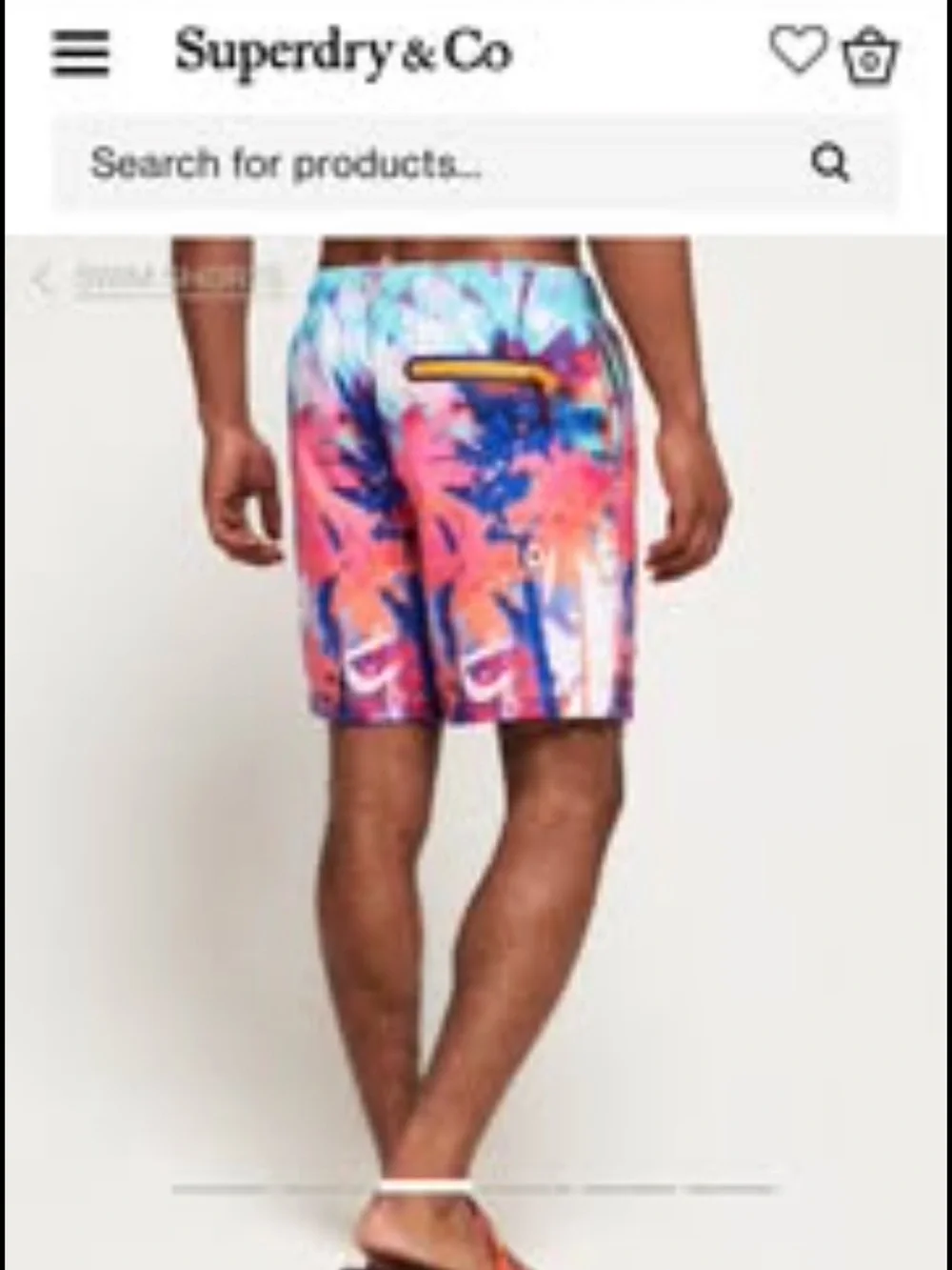 SUPERDRY MENS SWIM TRUNKS! 🩳 Sz M! Very Good Condition!